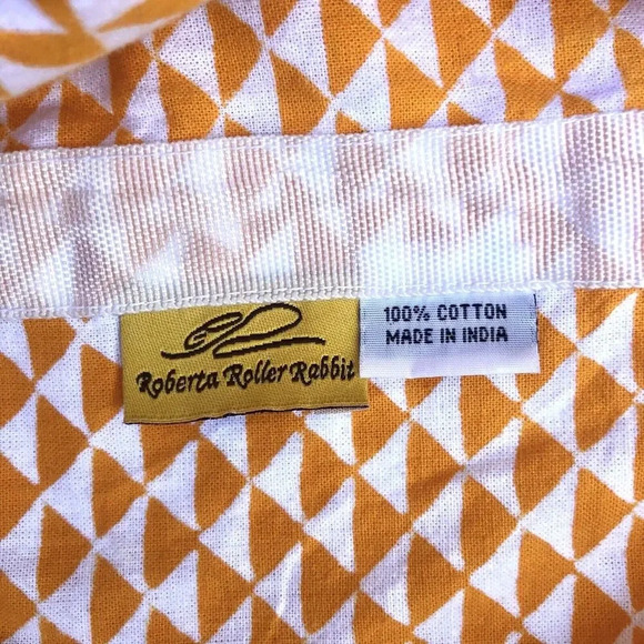 Roberta Roller Rabbit Giant Cotton Canvas Tote Bag Oversized Pink Xl 27x19 Fun - Picture 8 of 9